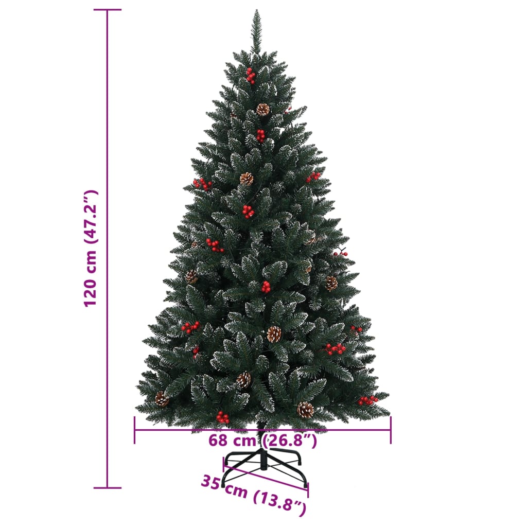 Sapin de Noël artificiel 150 LED 120 cm