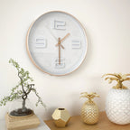 Horloge murale 30 cm Argenté