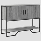 Table console en bois d'ingénierie 100x35x74,5 cm