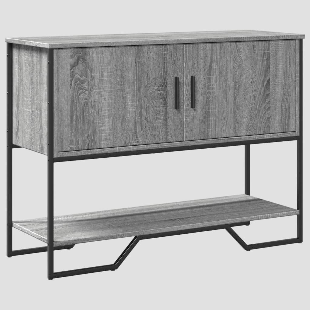 Table console en bois d'ingénierie 100x35x74,5 cm