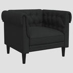 Canapé Chesterfield 2 places tissu