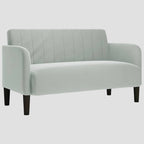 Canapé 2 places causeuse 109 cm velours