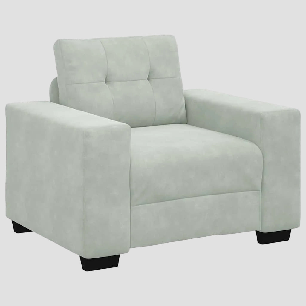 Fauteuil une place 60 cm Velours