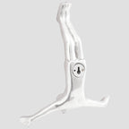 Sculpture Argent "Homme tombant" 22 x 8 x 25 cm Aluminium