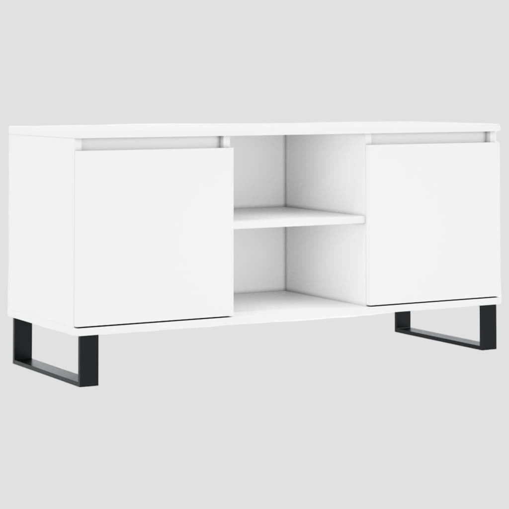 Meuble TV en bois d'ingénierie 104x35x50 cm