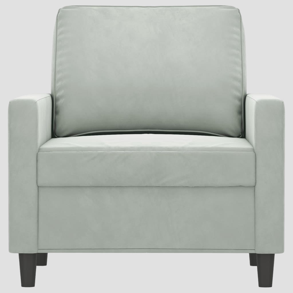 Fauteuil une place en velours