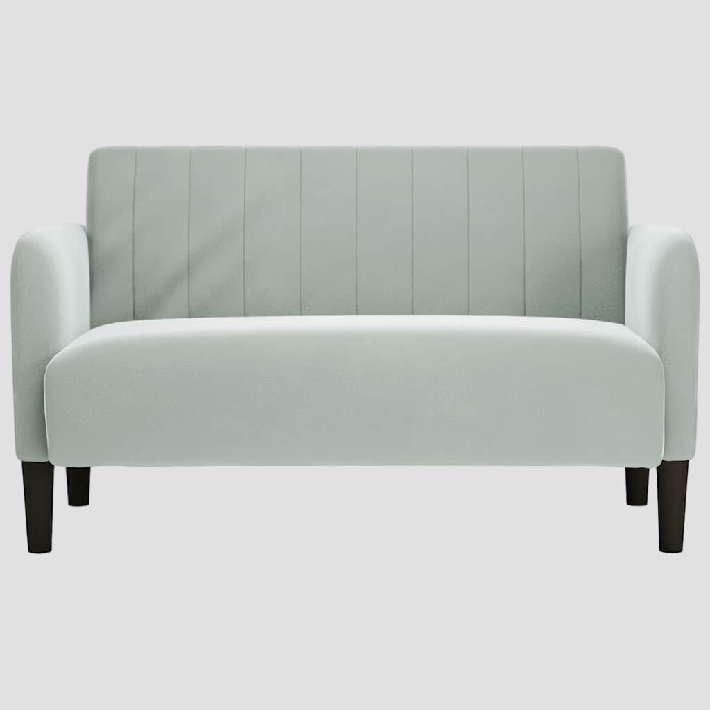 Canapé 2 places causeuse 109 cm velours