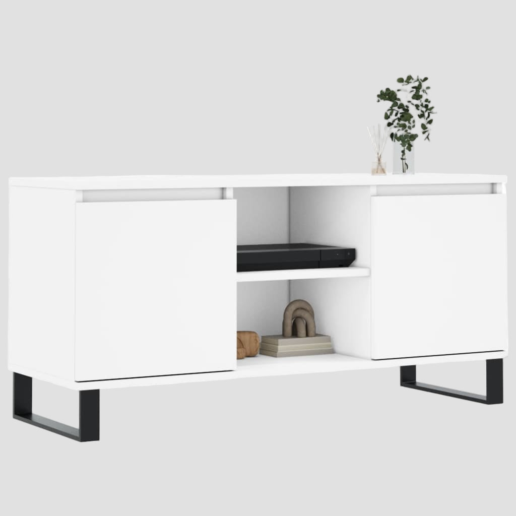 Meuble TV en bois d'ingénierie 104x35x50 cm