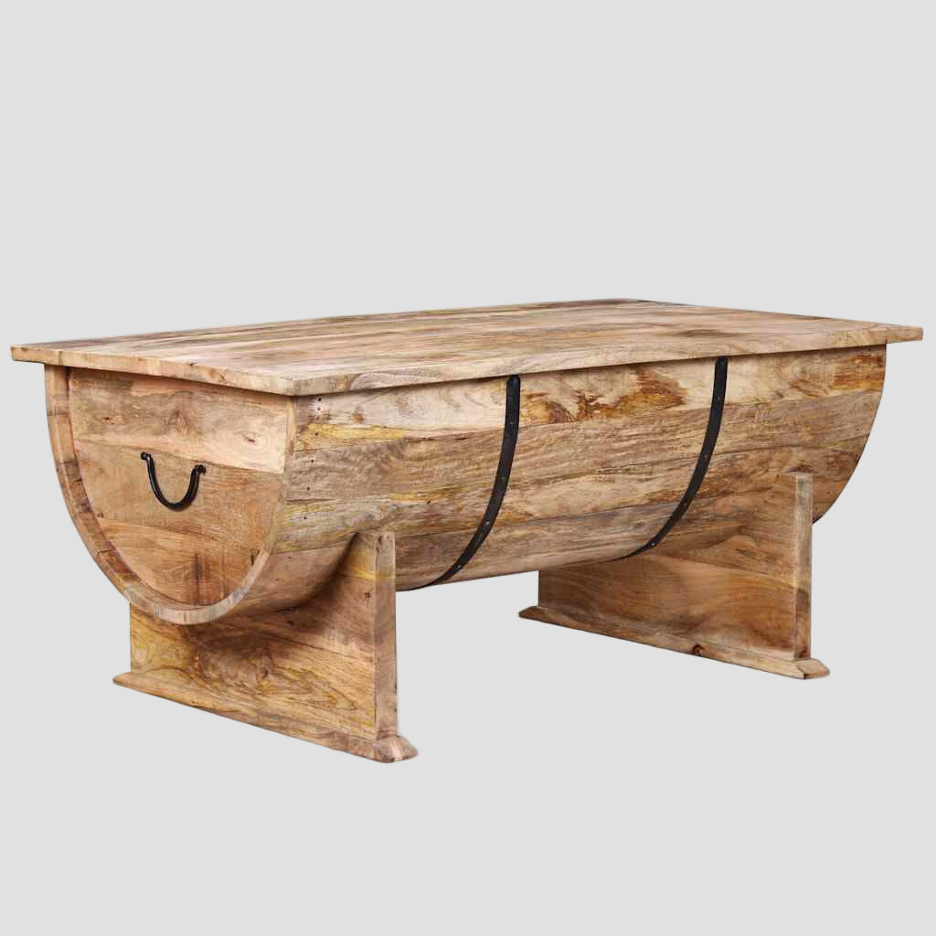 Table basse Bois de manguier massif 88x50x40 cm