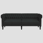 Canapé Chesterfield 3 places tissu