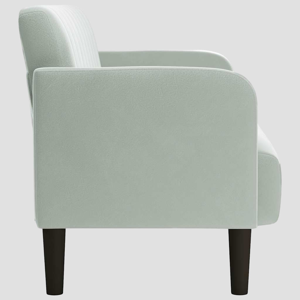 Canapé 2 places causeuse 109 cm velours