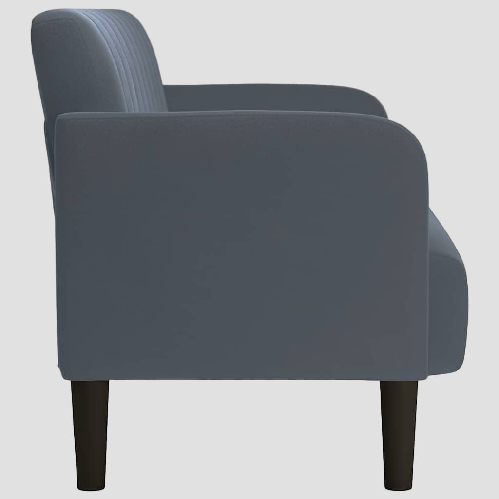 Canapé 2 places causeuse 109 cm velours