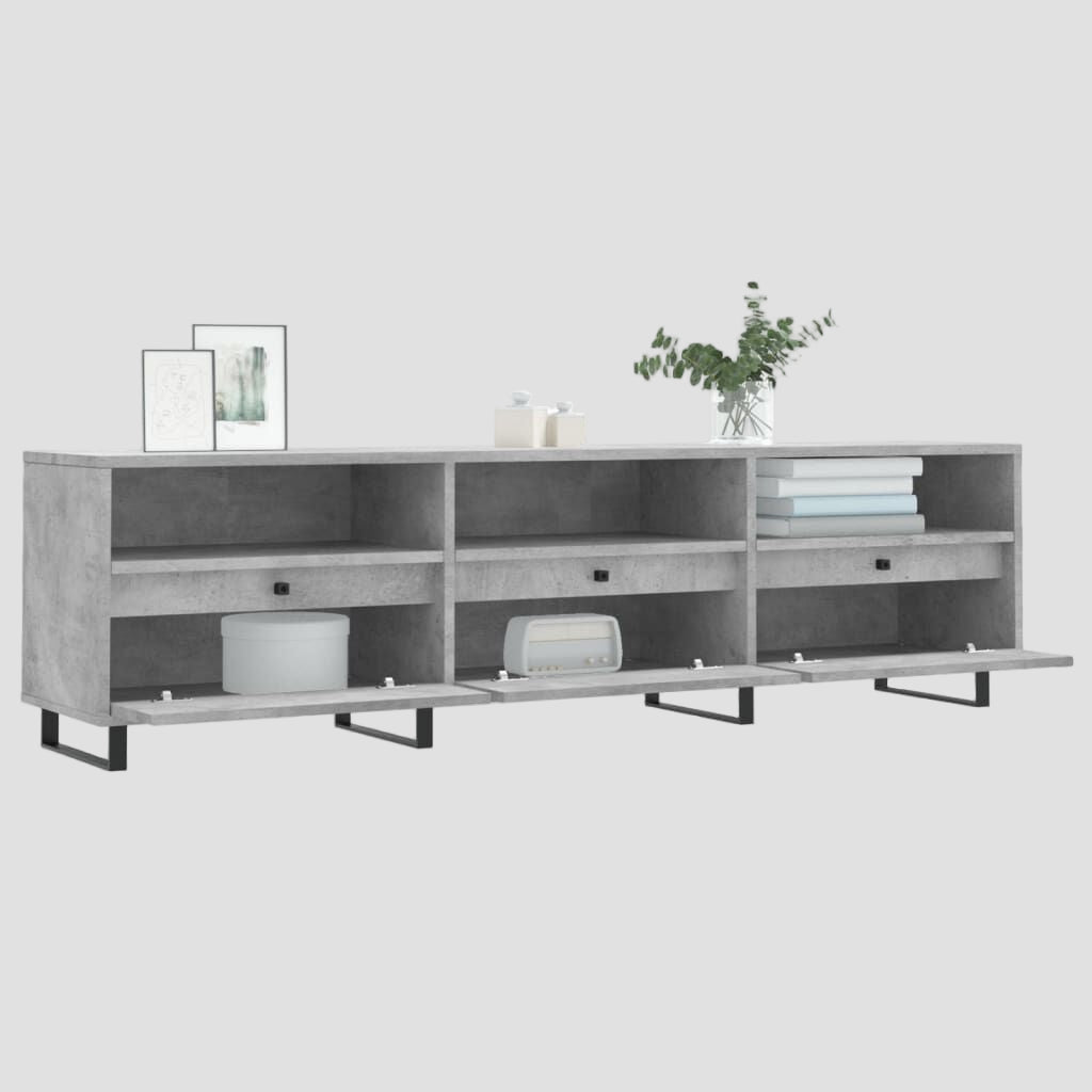 Meuble TV en bois d'ingénierie 150x30x44,5 cm