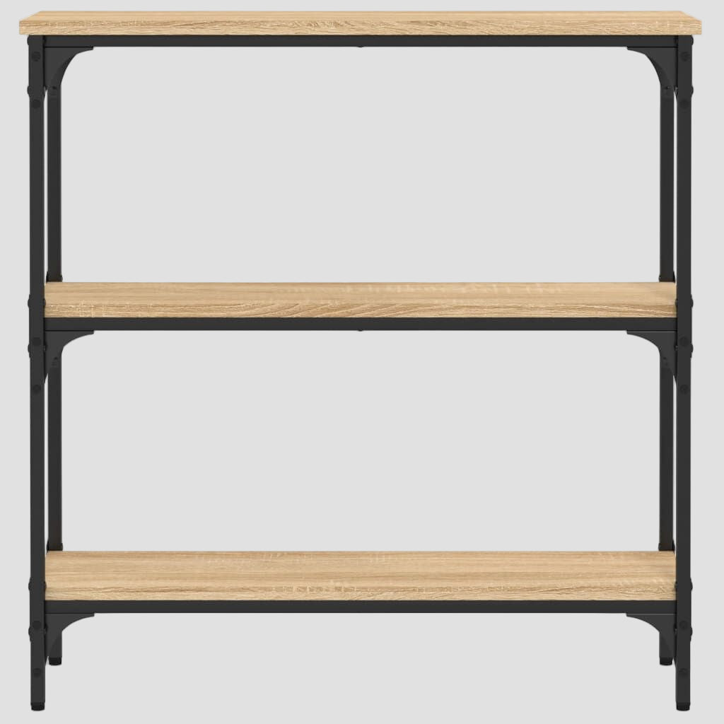 Table console en bois d'ingénierie 75x22,5x75 cm