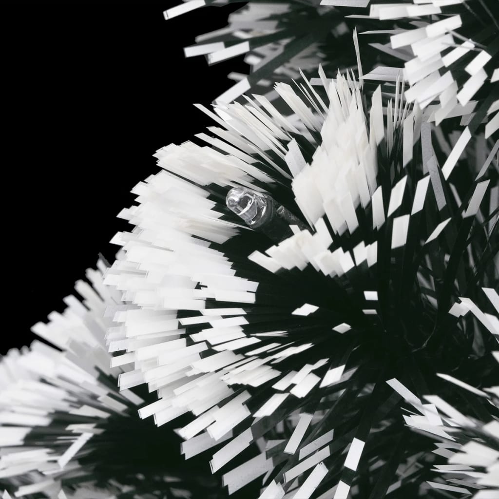 Sapin de Noël pré-éclairé avec support 180 cm fibre optique