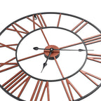 Horloge murale Métal 58 cm Rouge