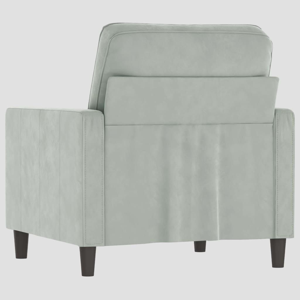 Fauteuil une place en velours