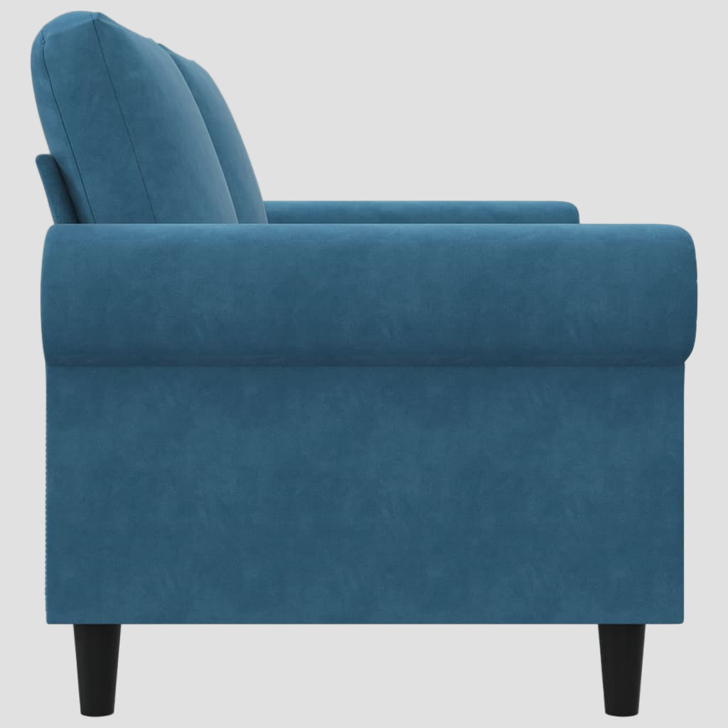 Canapé à 2 places 140 cm Velours