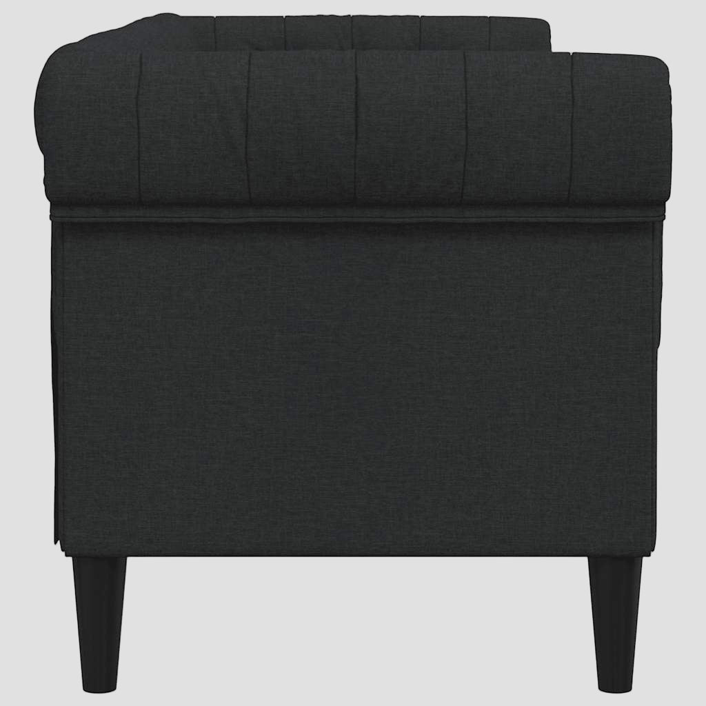 Canapé Chesterfield 2 places tissu