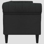 Canapé Chesterfield 3 places tissu