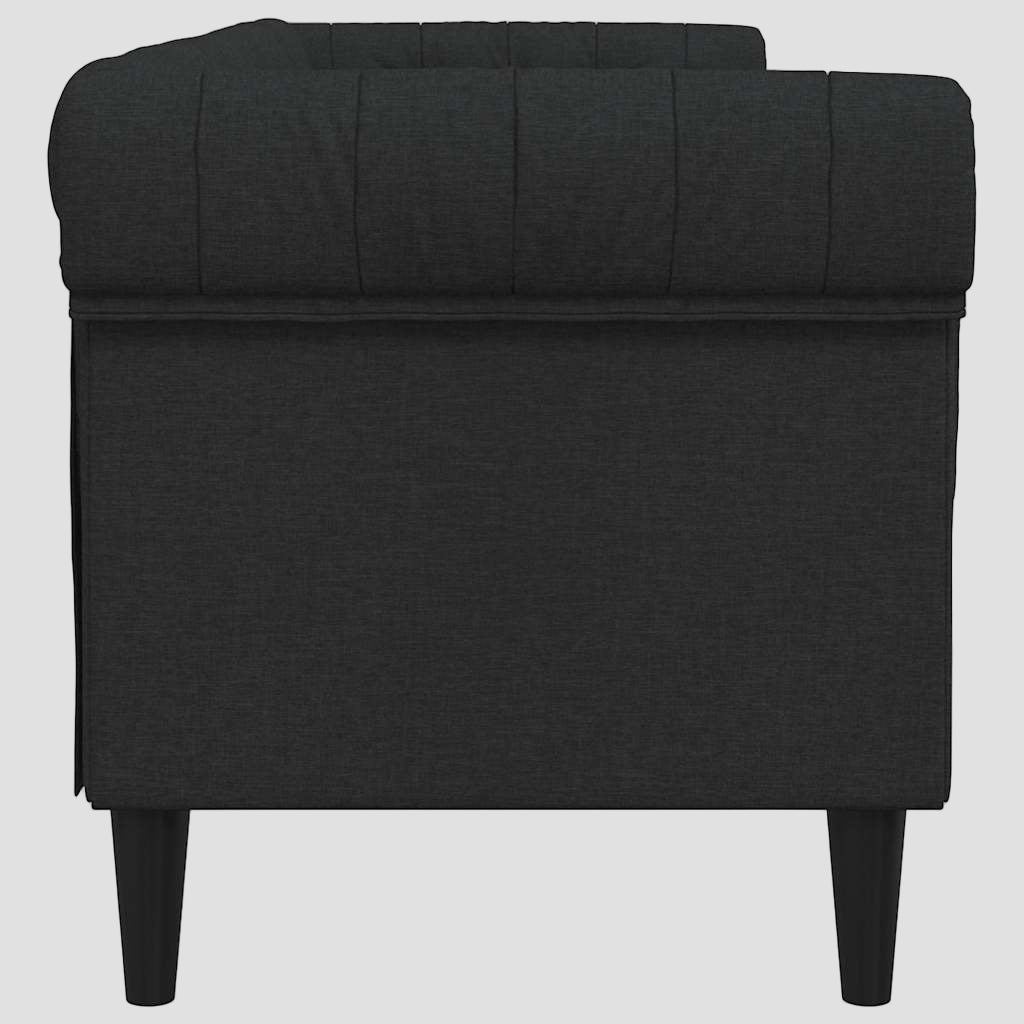 Canapé Chesterfield 3 places tissu