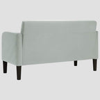 Canapé 2 places causeuse 109 cm velours