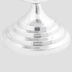 Sculpture map monde en Argent Aluminium