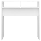 Table console en bois d'ingénierie 78x30x80 cm