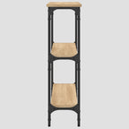 Table console en bois d'ingénierie 75x22,5x75 cm