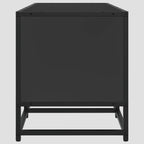 Meuble TV en bois d'ingénierie et métal 100x35x41 cm