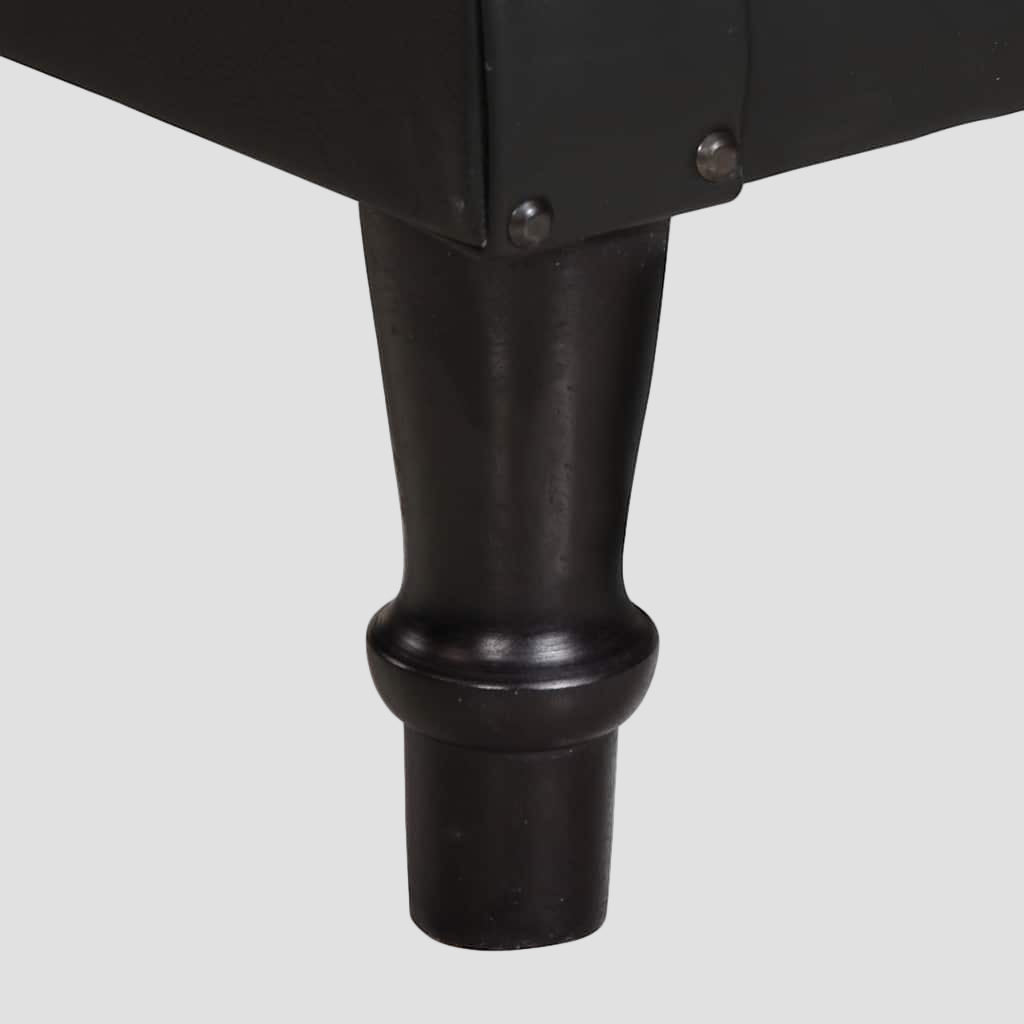 Fauteuil Noir Cuir véritable