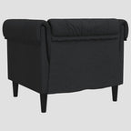 Canapé Chesterfield 2 places tissu