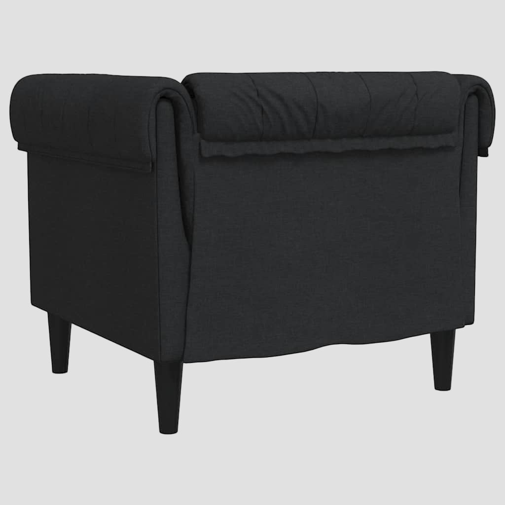 Canapé Chesterfield 2 places tissu