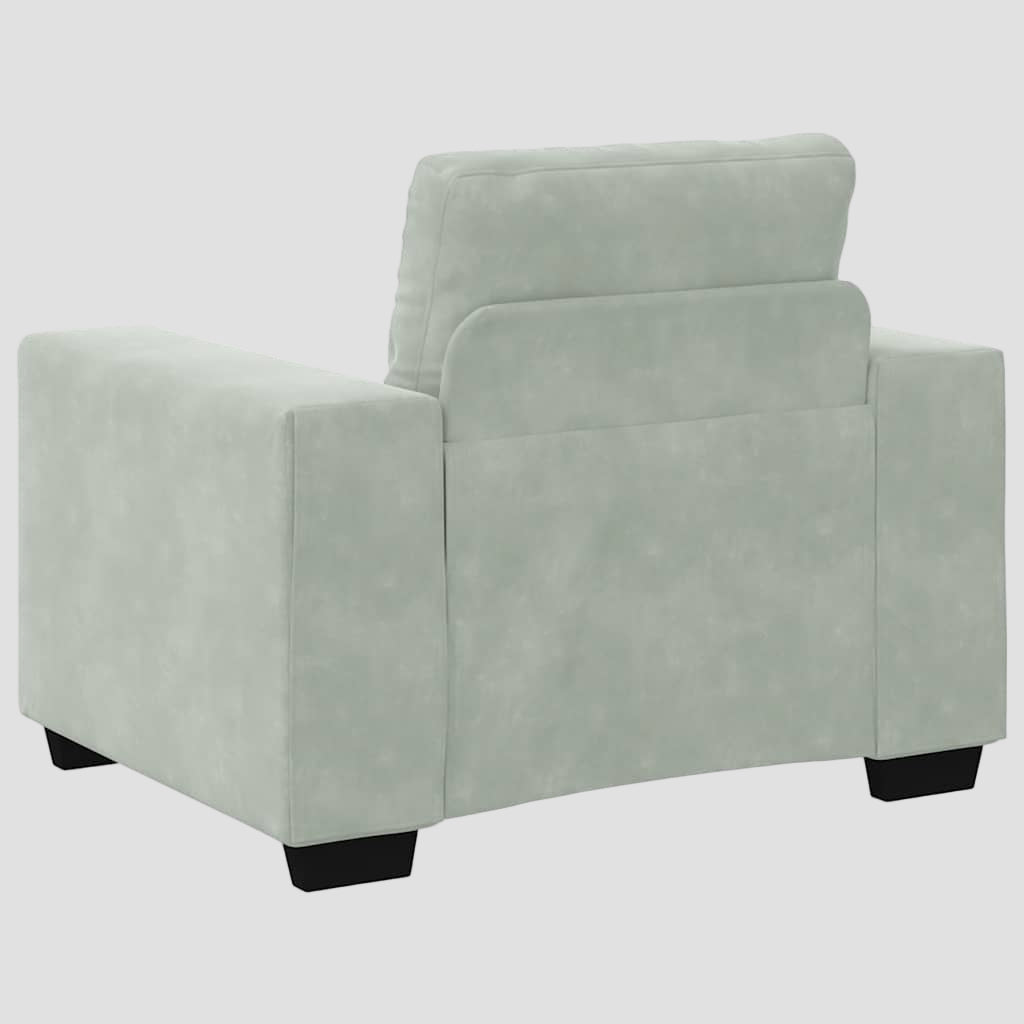 Fauteuil une place 60 cm Velours