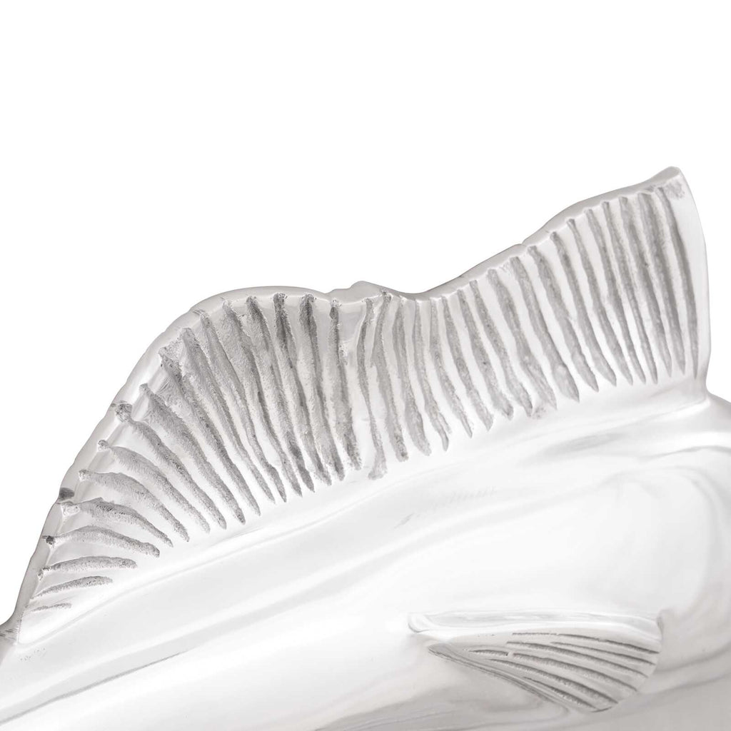 Sculpture Argent 91 x 8 x 26 cm Aluminium