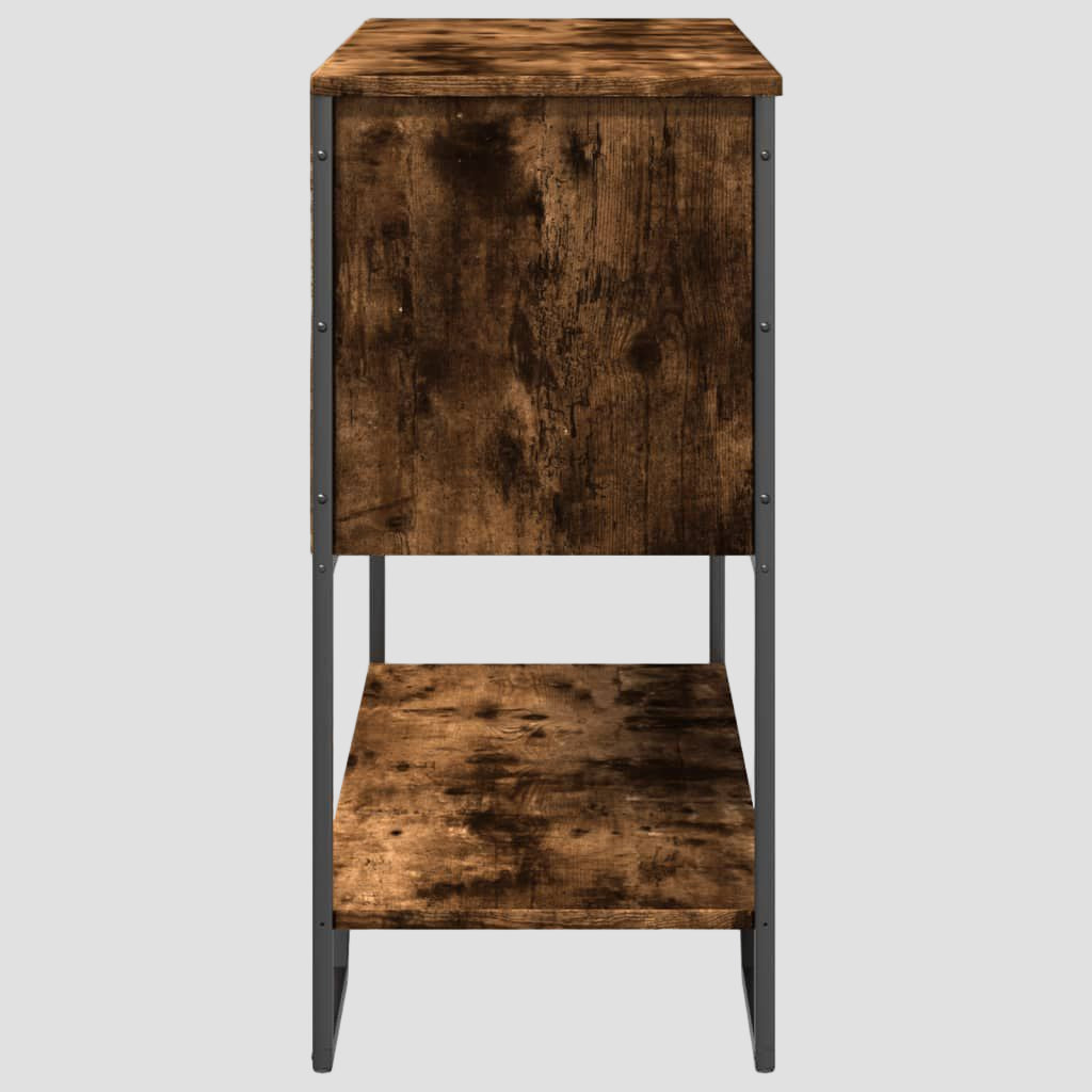 Table console en bois d'ingénierie 100x35x74,5 cm