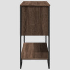 Table console en bois d'ingénierie 100x35x74,5 cm