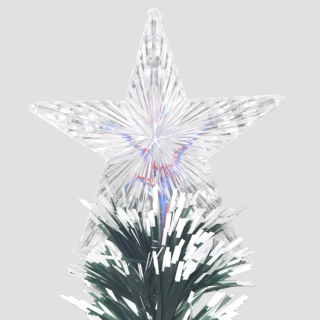 Sapin de Noël pré-éclairé avec support 180 cm fibre optique