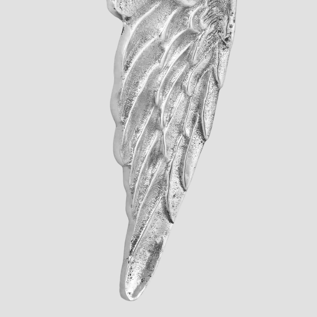 Sculpture d'ailes Argent 31 x 5 x 91 cm Aluminium