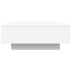 Table basse avec lumières LED 80x80x31 cm