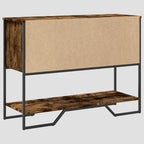 Table console en bois d'ingénierie 100x35x74,5 cm