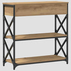 Console avec tiroir chêne artisanal