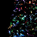 Sapin de Noël artificiel avec support vert 120 cm fibre optique