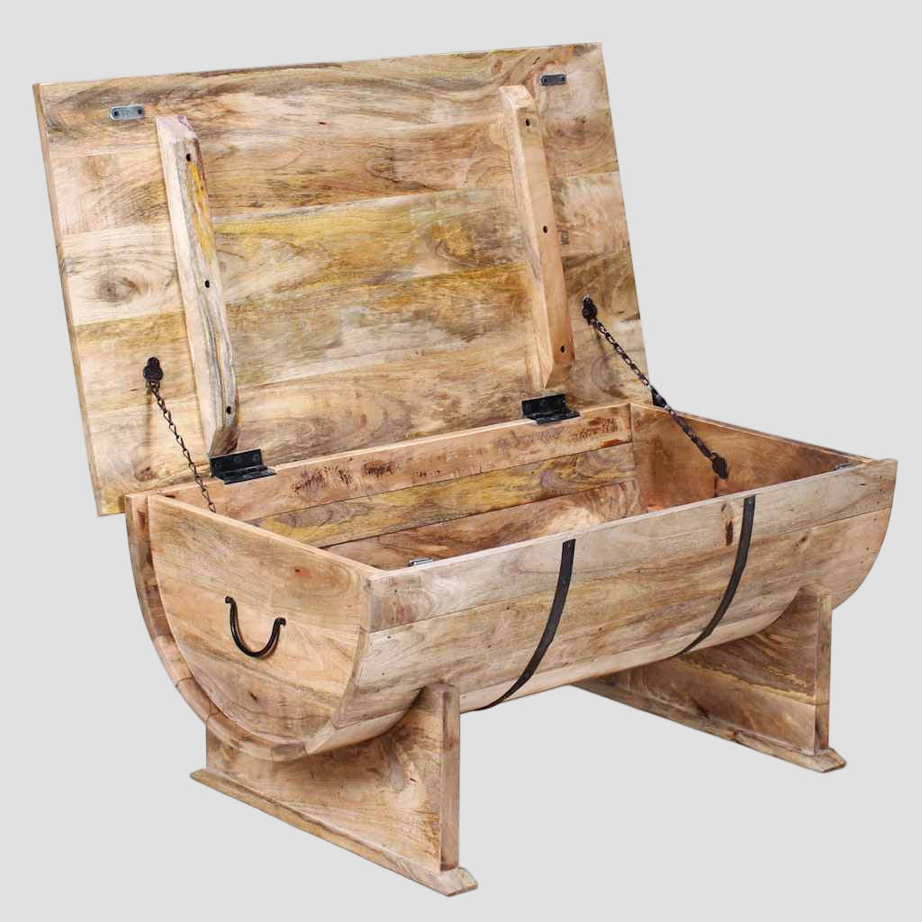 Table basse Bois de manguier massif 88x50x40 cm
