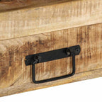 Table console Marron 90 x 33 x 75 cm bois de manguier massif